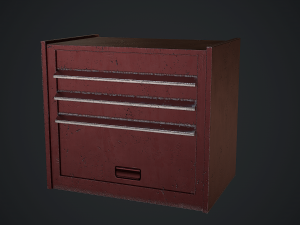 tool storage unit - scratched 3Dモデル