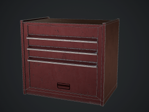 tool storage unit - scratched Modelo 3D