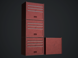 tool storage unit - scratched Modelo 3D