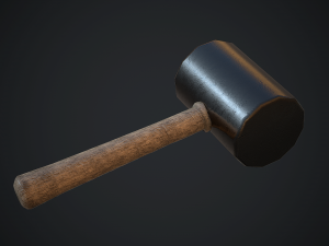 rubber mallet 3Dモデル