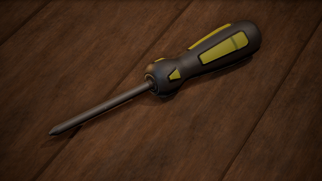 phillips screwdriver 3D Model .c4d .max .obj .3ds .fbx .stl .blend 