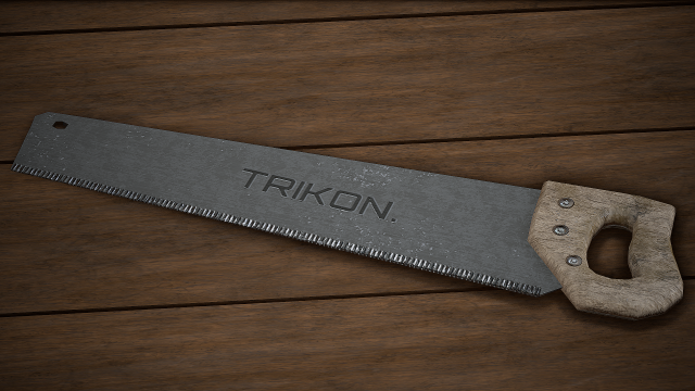 wood saw Modelo 3D .c4d .max .obj .3ds .fbx .stl .blend 