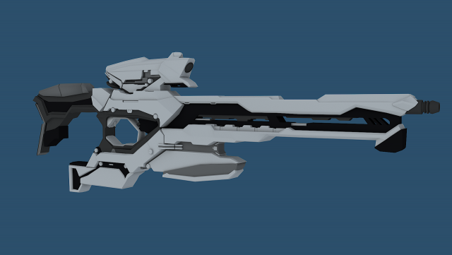 gaming sniper Modèle 3D .c4d .max .obj .3ds .fbx .stl .blend 