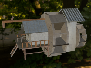 watermill Modelo 3D