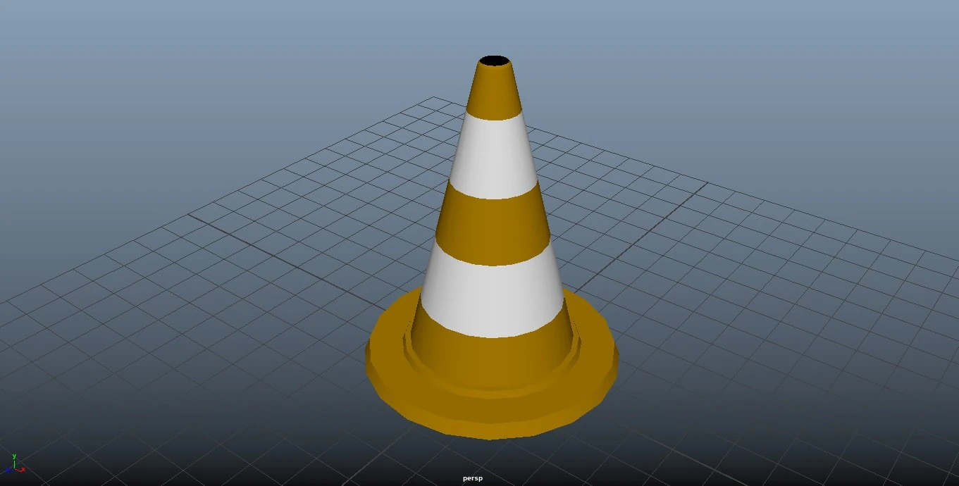 traffic cone rounded 3D Model .c4d .max .obj .3ds .fbx .stl .blend 