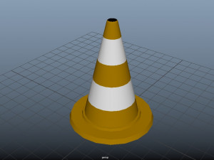 traffic cone rounded 3D Model