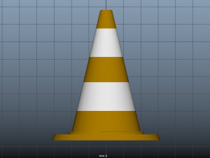traffic cone rounded Modelo 3D