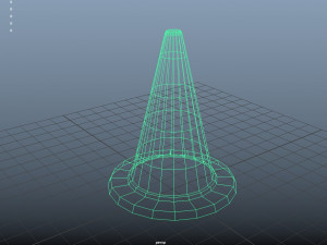 traffic cone rounded Modelo 3D