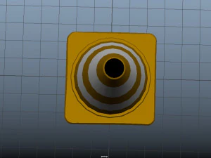 square traffic cone 3D Model