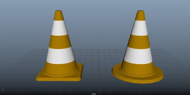 traffic cone 3D 模型 .c4d .max .obj .3ds .fbx .stl .blend 