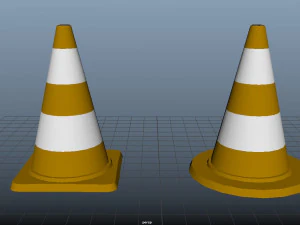 cono de trafico Modelo 3D