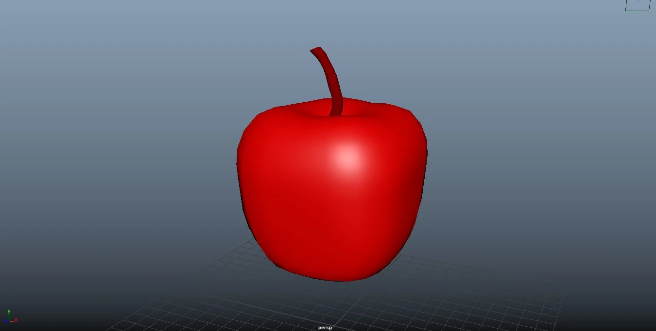apple 3D Model .c4d .max .obj .3ds .fbx .stl .blend