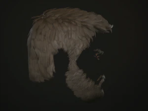 hair and beard cards 3D Model