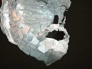 hair and beard cards 3D 模型