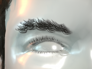 hair and beard cards 3D 模型