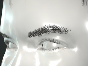 hair and beard cards 3D 模型