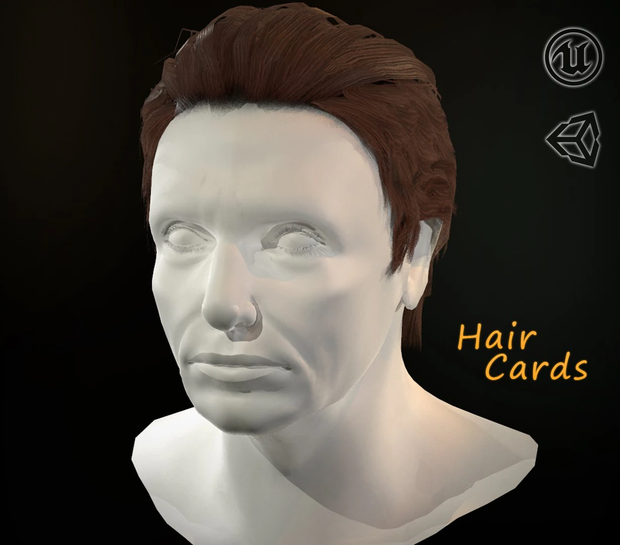 hair cards mans 3D Model .c4d .max .obj .3ds .fbx .stl .blend 