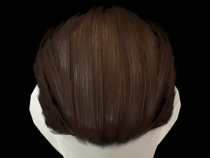 hair cards mans 3D Model