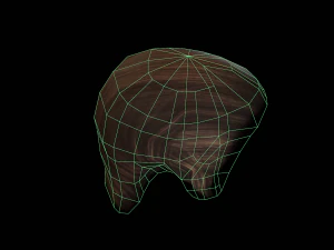 hair cards mans 3D Model
