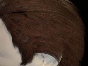 hair cards mans Model 3D