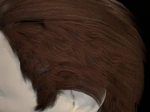 hair cards mans 3D Model