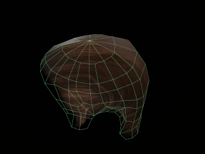 hair cards mans Model 3D