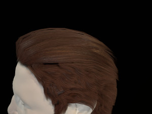 hair cards mans Model 3D