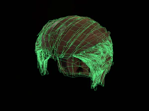 hair cards mans 3D Model