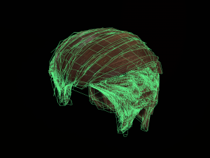 hair cards mans Model 3D