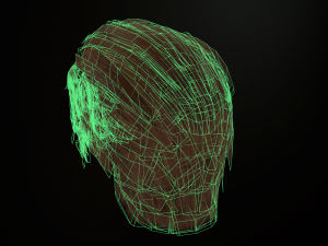 hair cards mans Model 3D