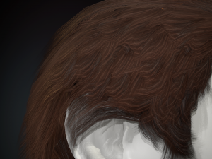hair cards mans Model 3D