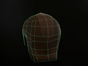 hair cards mans 3D Model