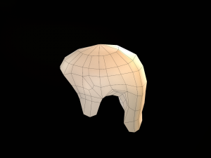 hair cards mans Model 3D