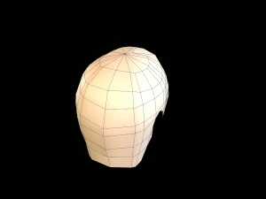 hair cards mans 3D Model