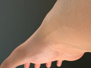 male hand rigged Modelo 3D