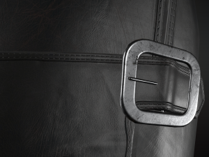 black leather boots 2 Modelo 3D