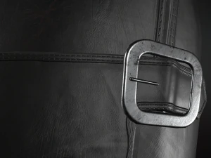 black leather boots 2 3D Model