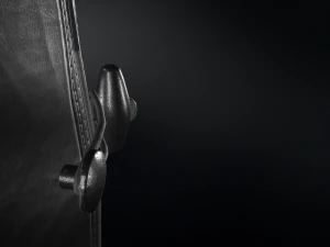 black leather boots 2 3D Model