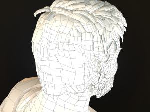 roman soldier with beard rigged Modelo 3D