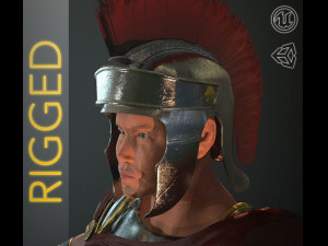 roman soldier rigged 3D Model