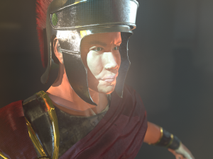 roman soldier rigged 3D 模型