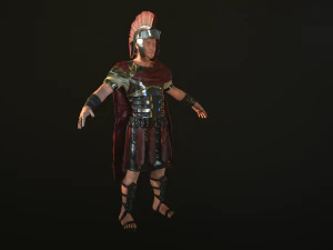 roman soldier rigged 3D Model