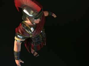 roman soldier rigged 3D 模型