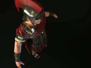 roman soldier rigged 3D Model
