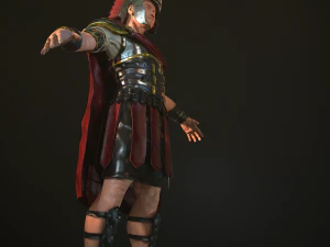 roman soldier rigged 3D Model