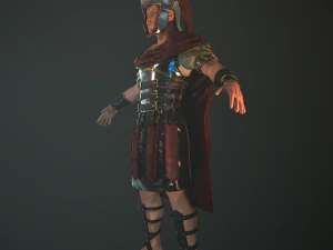 roman soldier rigged 3D Model