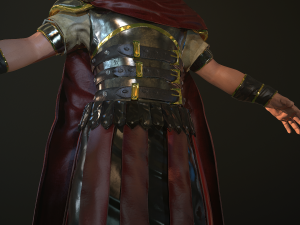 roman soldier rigged 3D 模型