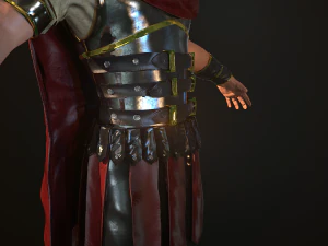 roman soldier rigged 3D Model