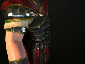 roman soldier rigged 3D Model