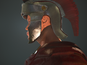 roman soldier rigged 3D 模型
